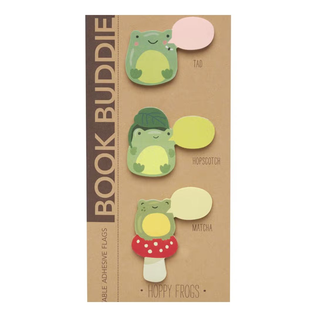 Book Buddies Page Flags - Hoppy Frogs