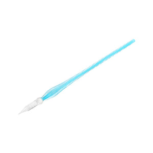 J. Herbin Twisted Glass Pen - Turquoise