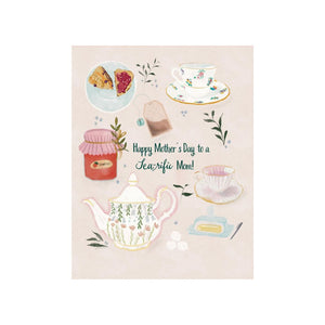 Poplar Paper Co. Greeting Card - Tea-rific Mom