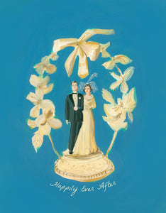 Greeting Card - The Happy Couple Wedding