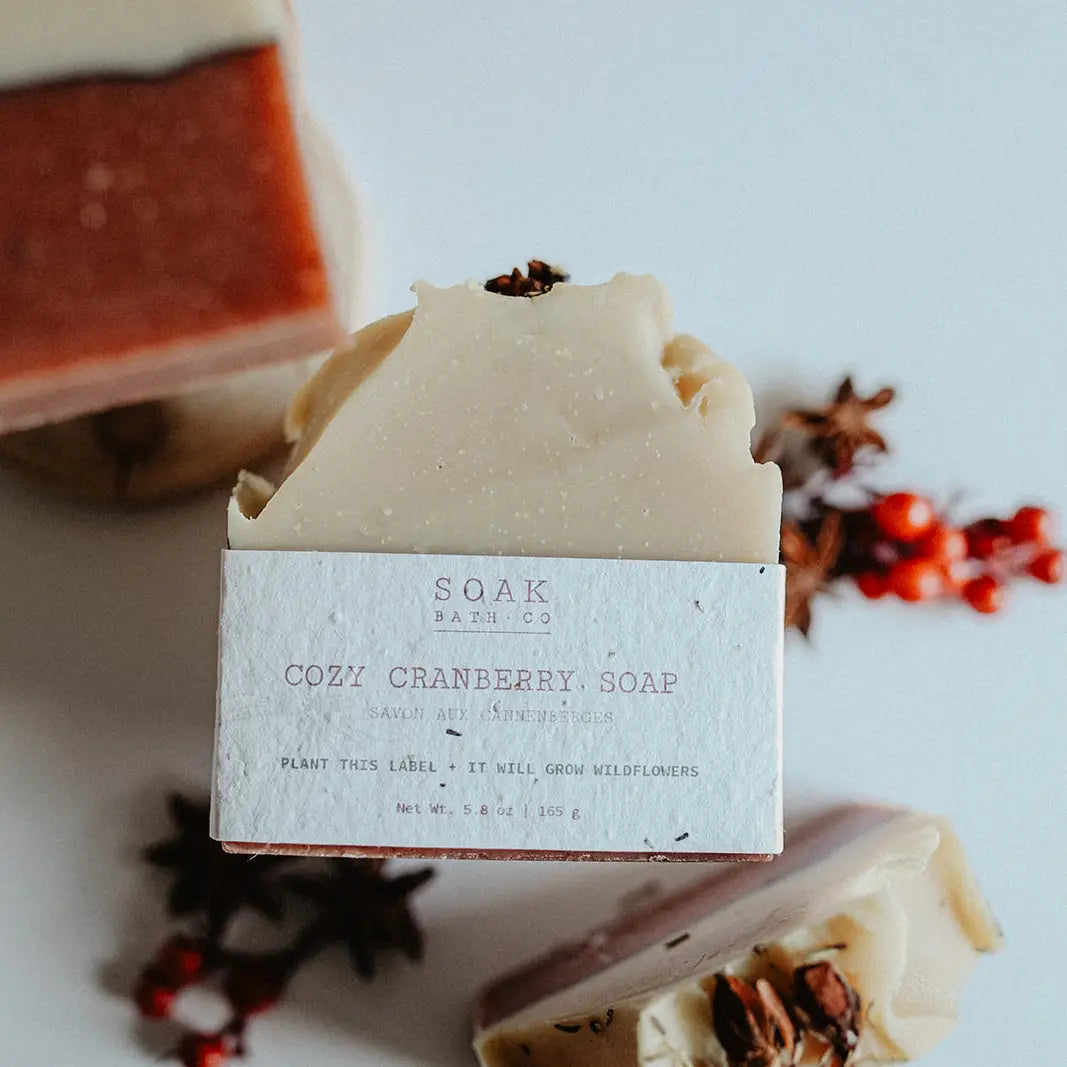 Soak Bath Co Soap - Cozy Cranberry