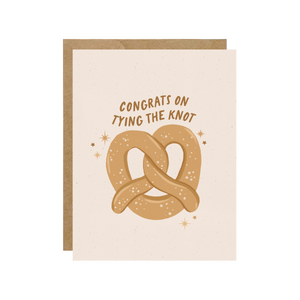 Greeting Card - Pretzel Congrats On Tying The Knot