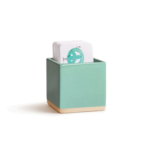 Little Notes Ceramic Holder - Seaglass