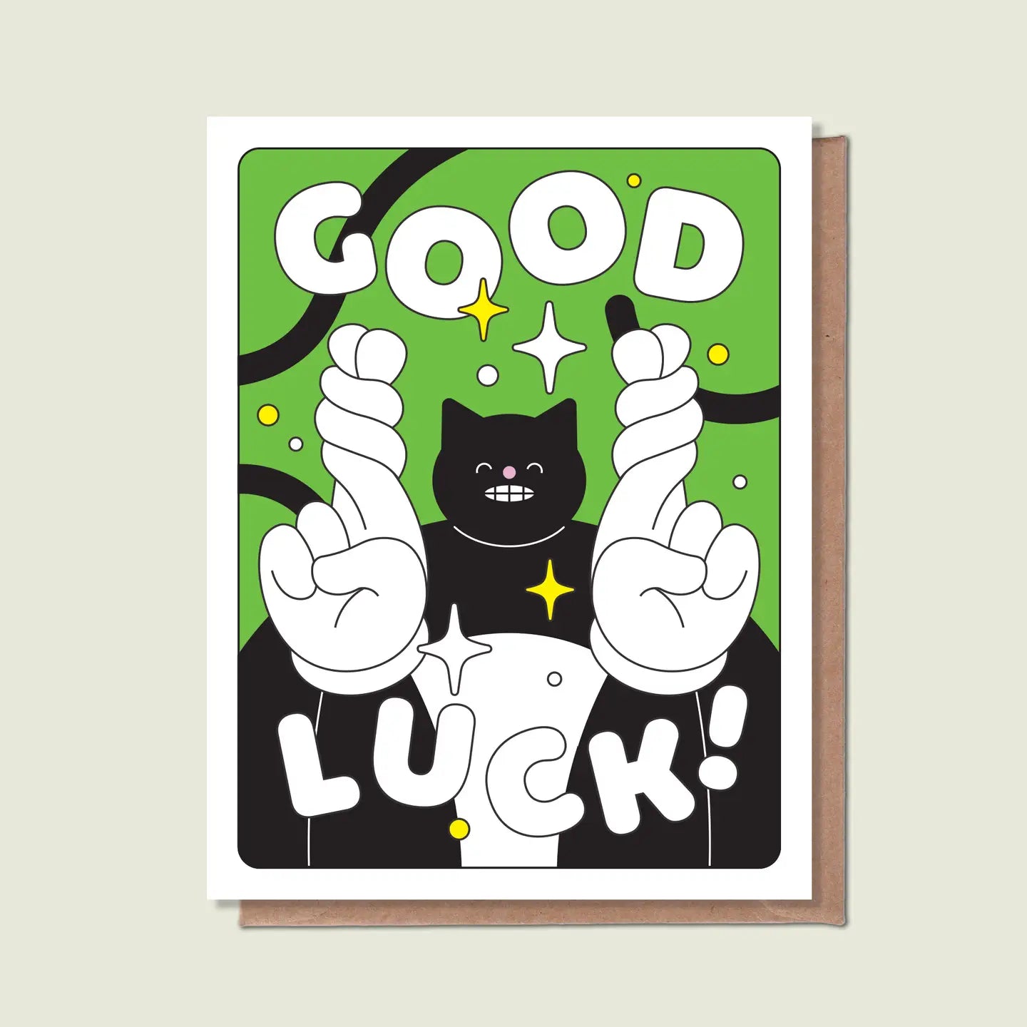 Épée Lapin Studio Greeting Card - Good Luck!