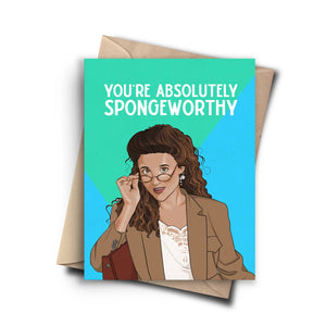 Greeting Card - Seinfeld Spongeworthy