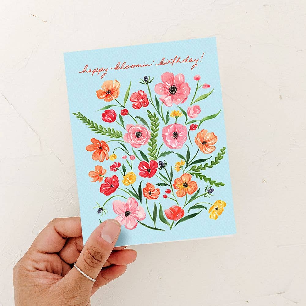 Greeting Card - Happy Bloomin' Birthday