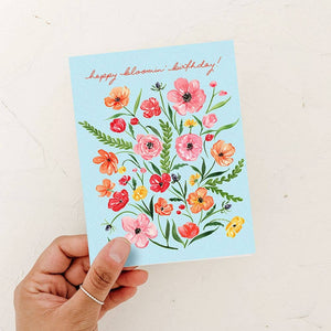 Greeting Card - Happy Bloomin' Birthday