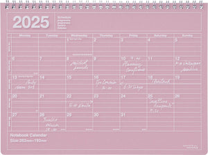 2025 Planner - Notebook Calendar  Medium