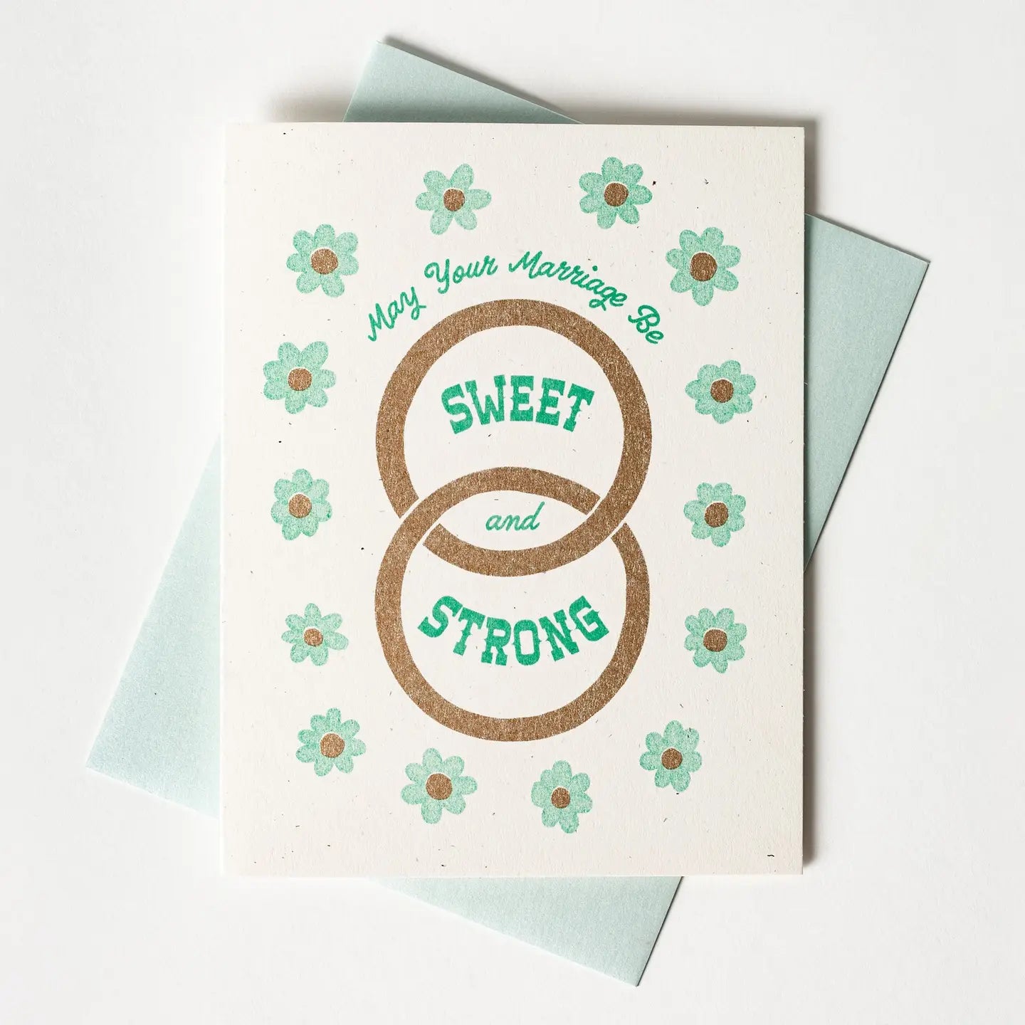 Bromstad Printing Greeting Card - Sweet and Strong Marriage