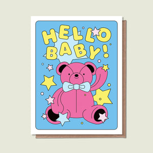 Épée Lapin Studio Greeting Card - Hello Baby