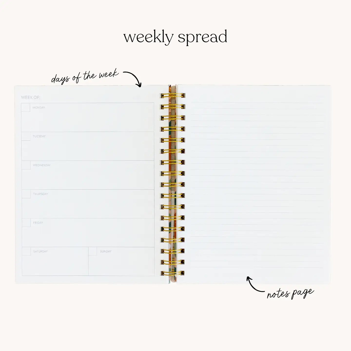 Undated Planner - Mill and Meadow