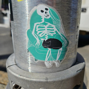 Sticker - Skeleton Cat