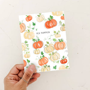 Greeting Card - Hey Pumpkin!