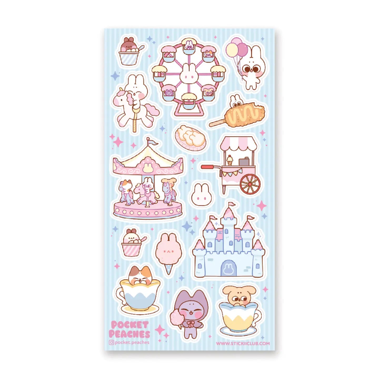 Sticker Sheet - Carnival Cuties