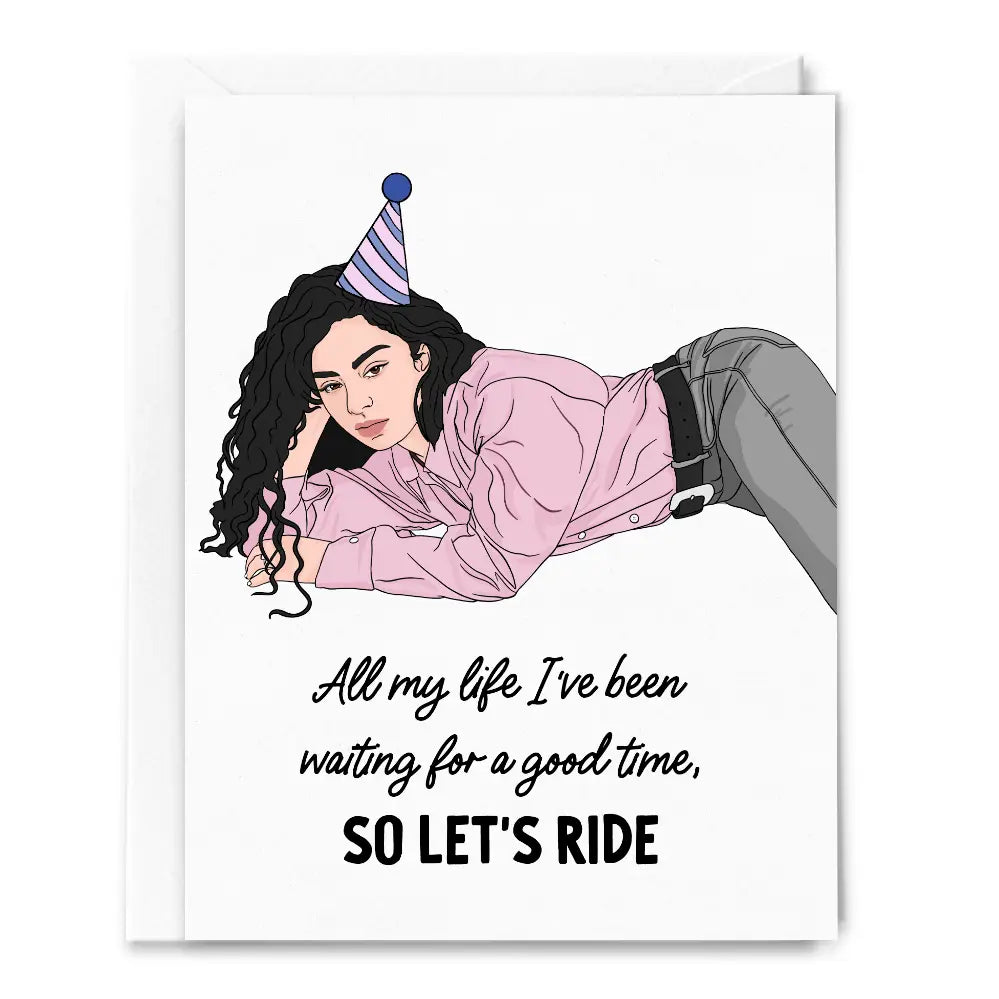 Greeting Card - Let's Ride Birthday