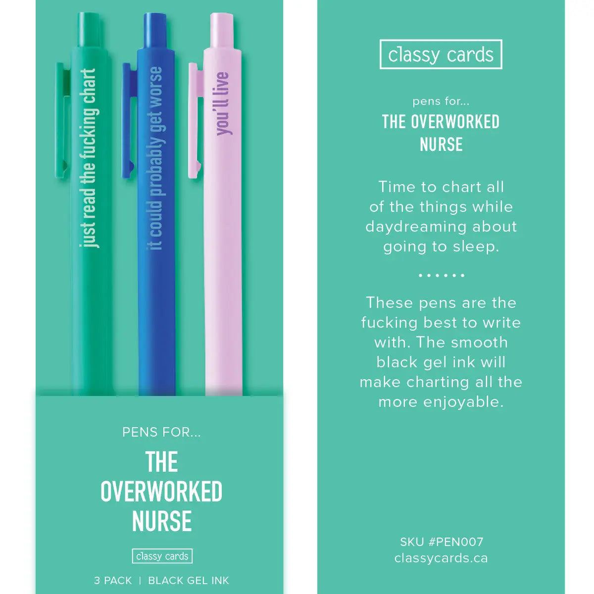 Pens for the Overworked
