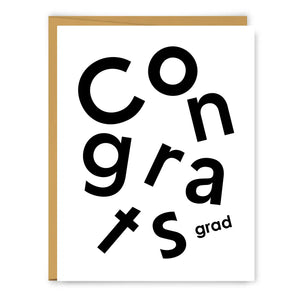 Footnotes Greeting Card - Congrats Grad