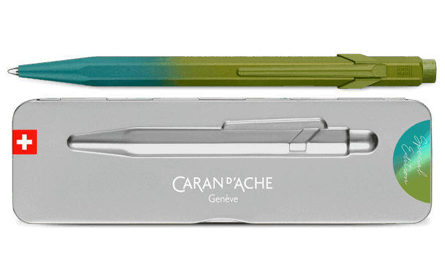 Caran d'Ache 849 Ballpoint Pen - Claim Your Style Green Arctic