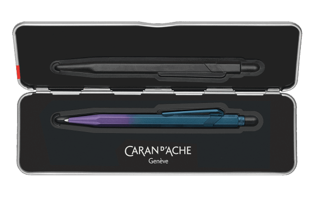 Caran d'Ache 849 Ballpoint Pen - Claim Your Style Purple Ocean