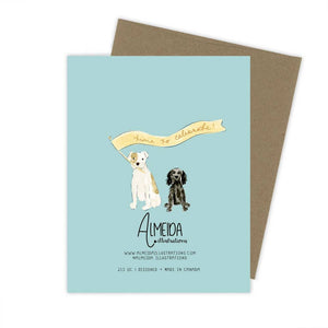 Greeting Card - Wishing you a Happy Birthday Dog Lover