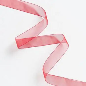 Organdy Ribbon - Red