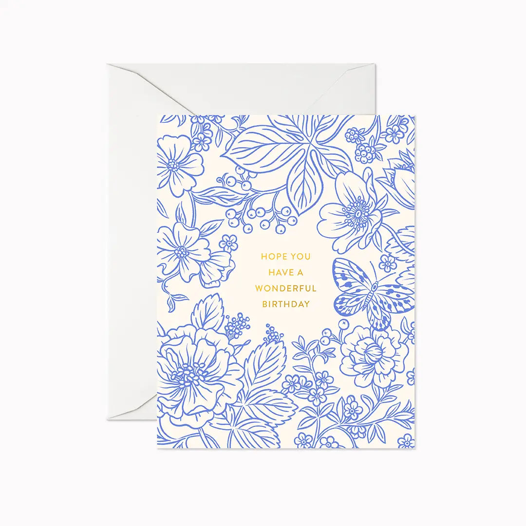 Linden Paper Co. Greeting Card - Wonderful Birthday