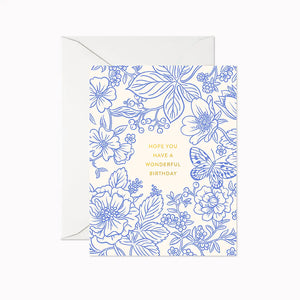 Linden Paper Co. Greeting Card - Wonderful Birthday