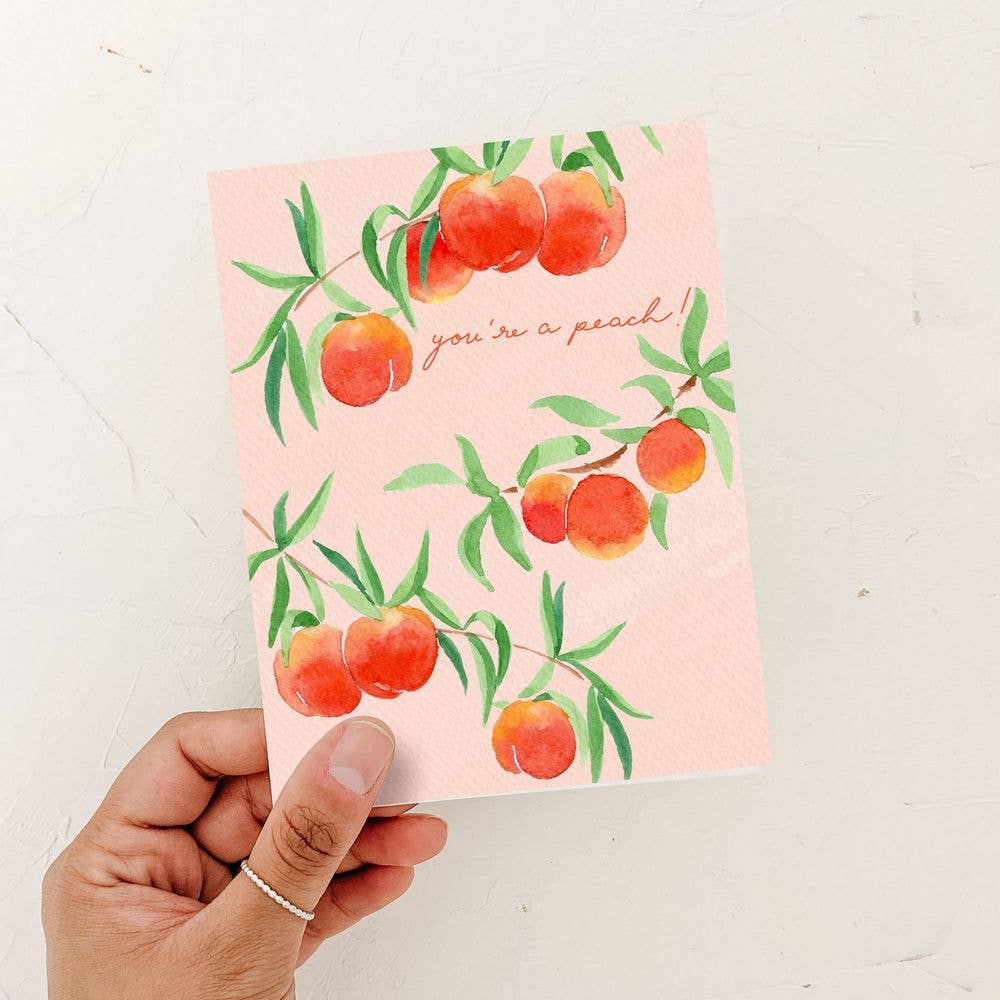 Greeting Card - You're a Peach