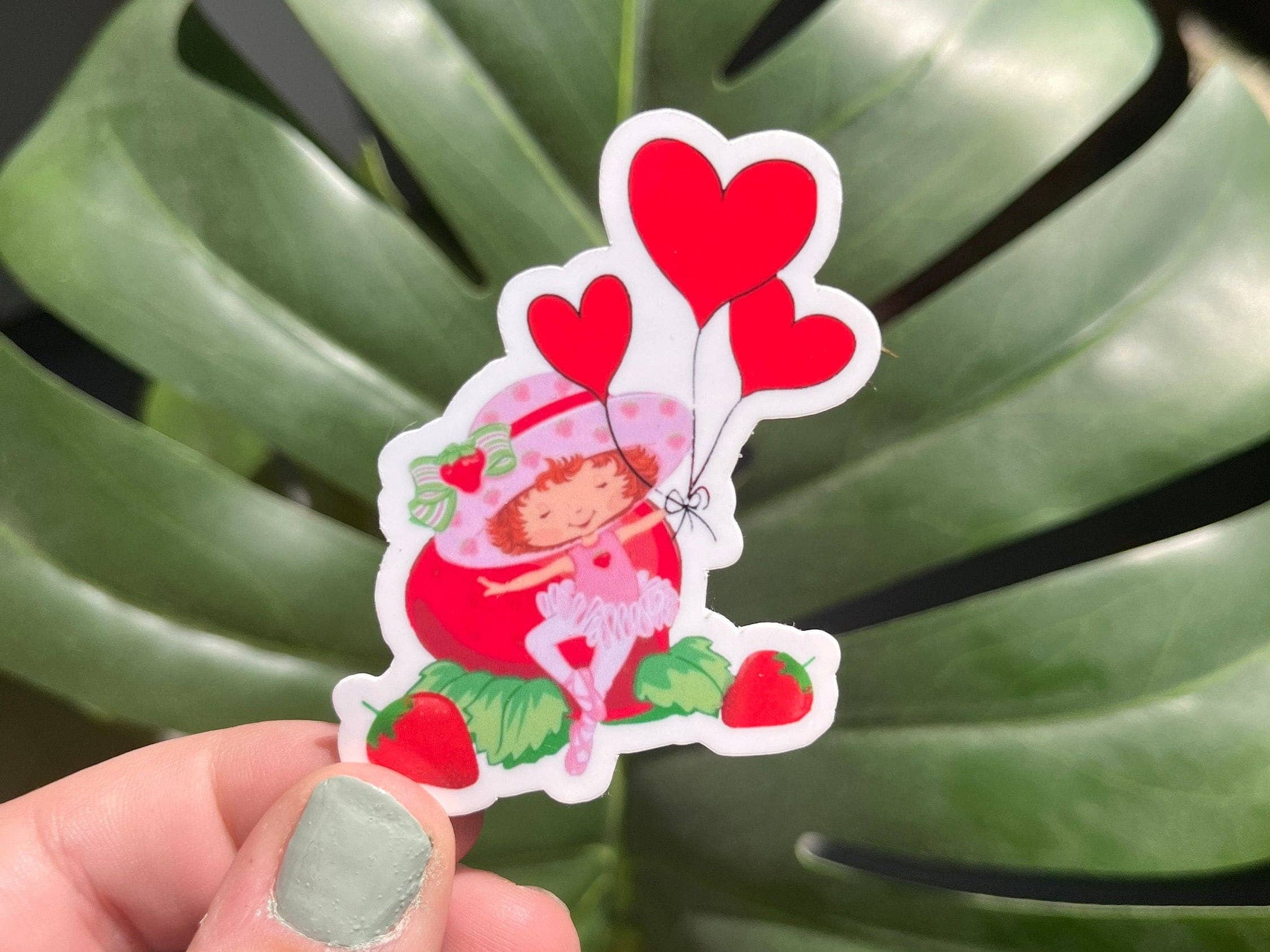 Strawberry Shortcake Balloons Sticker, 90s Throwback