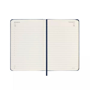 Moleskine 2025 Daily Pocket Planner - Sapphire Blue, Hard Cover