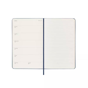 Moleskine 2025 Weekly Large Planner - Sapphire Blue, Hard Cover