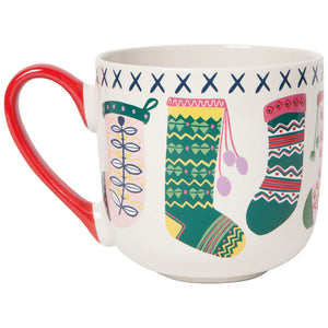 Mug and Dishtowel Set - Winter Woolens