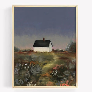 Janna Wilton Art Print - House On A Hill 8x10