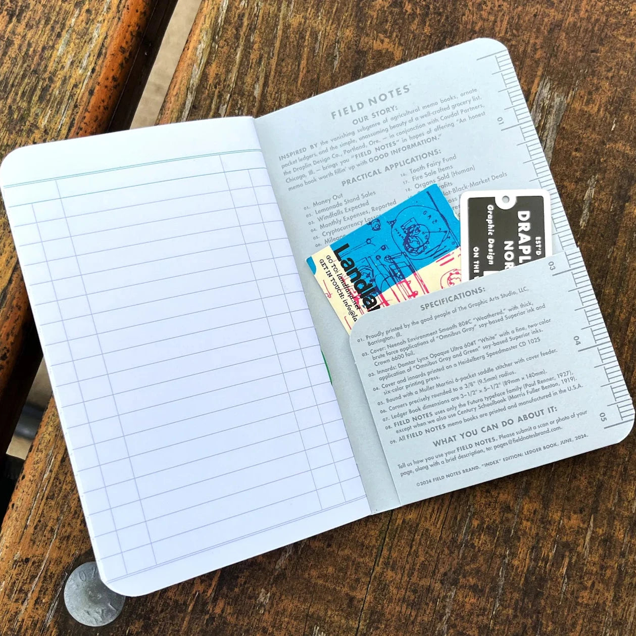 Field Notes Index - Log Book