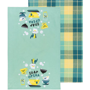 Tea Towel 2 Pack - Soap Opera