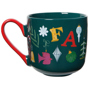 Mug and Dishtowel Set - Fa La La