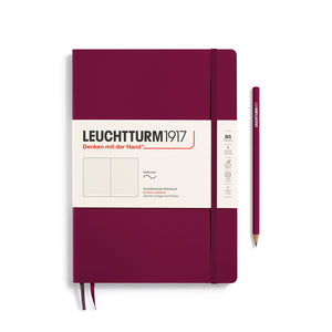 LEUCHTTURM1917 Notebook Composition B5 Softcover - Port Red, Dotted