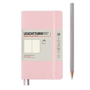 LEUCHTTURM1917 Notebook Pocket A6 Softcover - Powder, Dotted