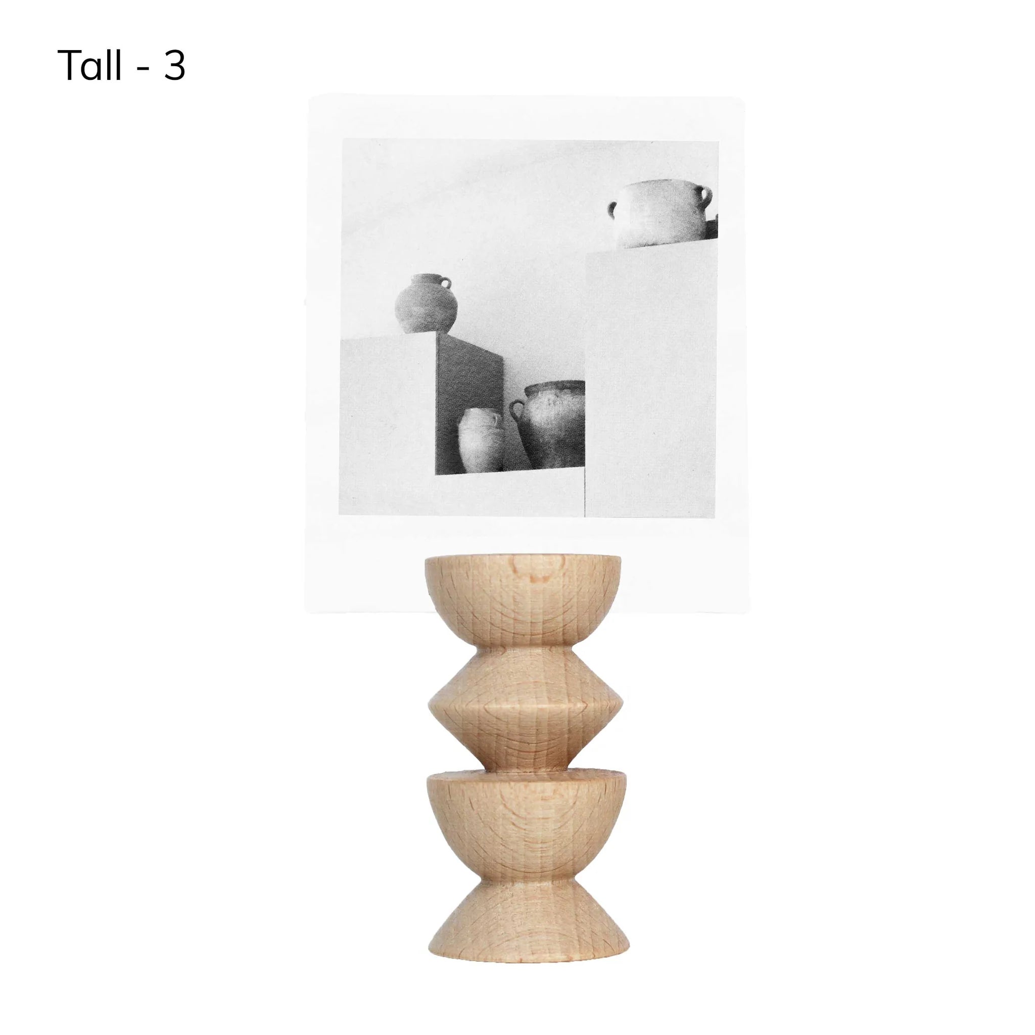 Wooden Totem Picture Stand - Tall