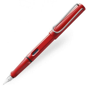 Lamy Safari Fountain Pen - Red Broad