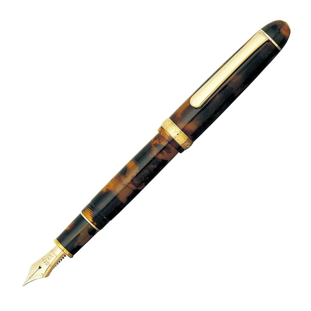 Platinum 3776 Fountain Pen - Century Celluloid Tortoise B