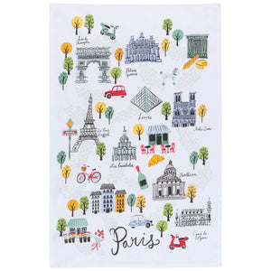 Cotton Tea Towel - Meet Me In Paris