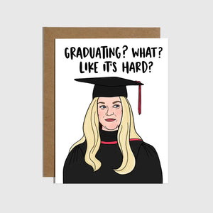 Brittany Paige Greeting Card - Elle Woods Graduation