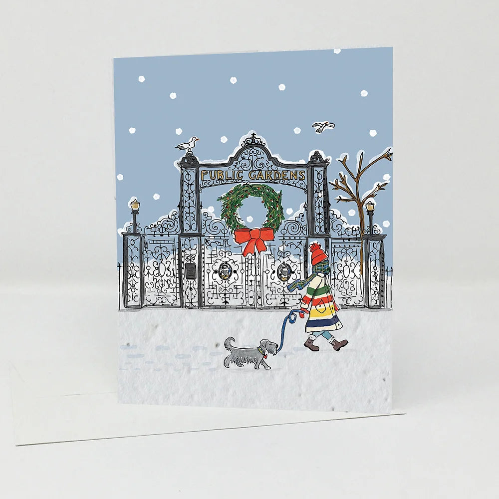 Jill + Jack - Plantable Greeting Card - Dog Walk