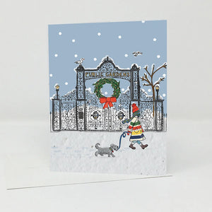 Jill + Jack - Plantable Greeting Card - Dog Walk