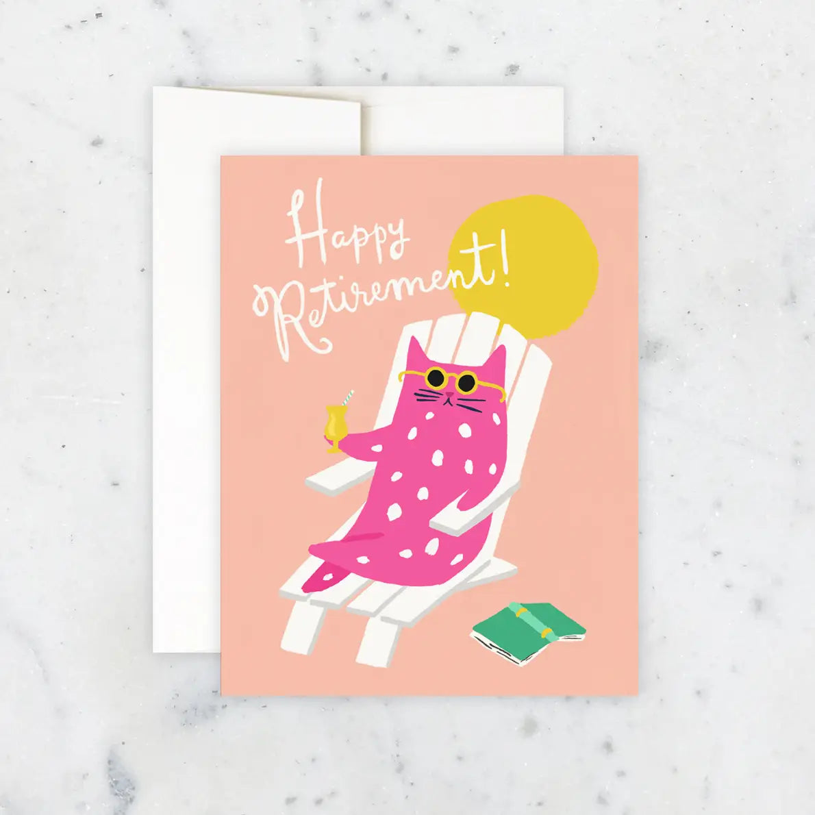 Idlewild Greeting Card - Kitty Retirement