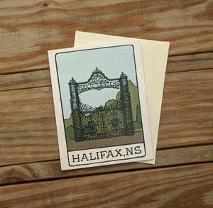 Tabipie Greeting Card - Halifax, NS - Garden Gate