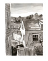 Kat Frick Miller Art Print - Lunenburg Harbour