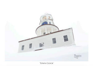 T.J. Maguire Greeting Card - Town Clock