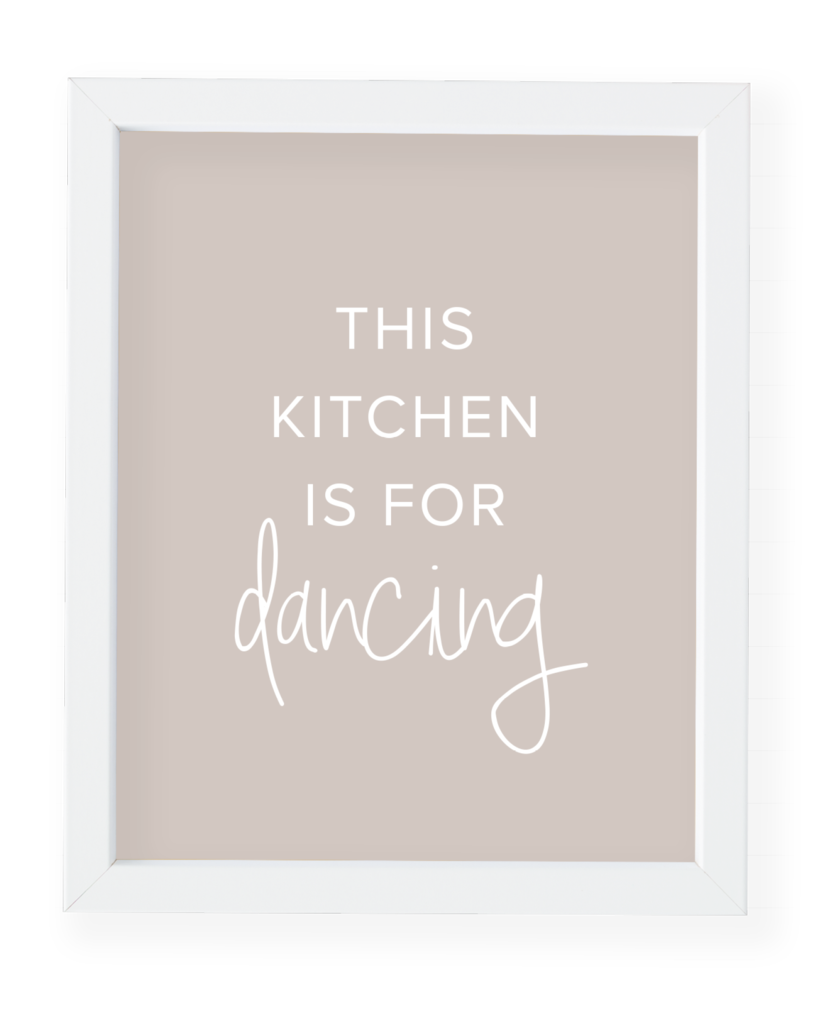 Classy Cards Art Print - Kitchen Dancing